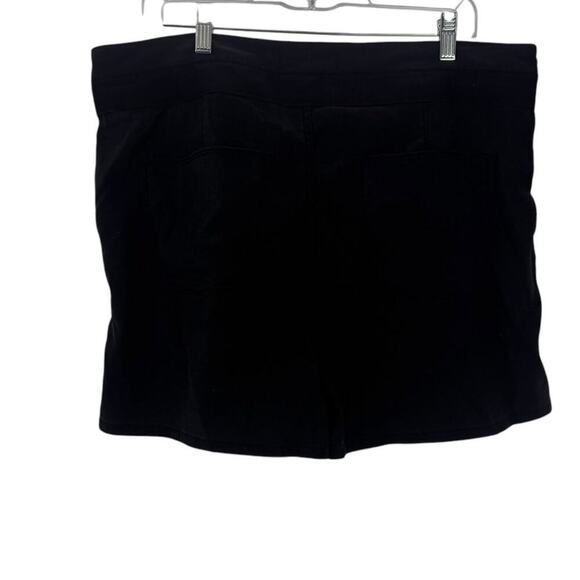 HUDSON Los Angeles PaperBag Shorts Casual Fit Linen In Black Size 29 NWOT - Picture 7 of 12